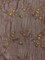 Brown Embroidered Floral Crinkled Poly Chiffon Fabric By the Yard